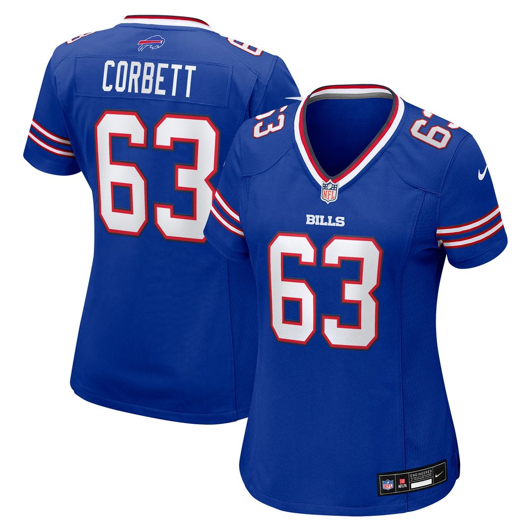 Austin Corbett Buffalo Bills Women's Team Jersey - Royal
