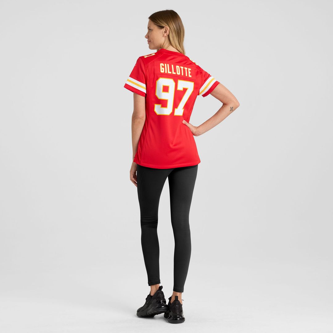 Ashton Gillotte Kansas City Chiefs Women's Team Jersey - Red