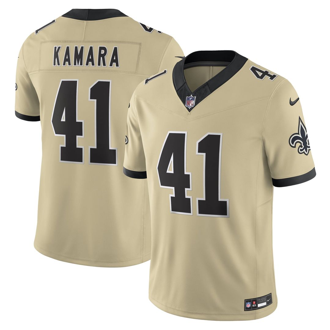Alvin Kamara New Orleans Saints Jersey - Black