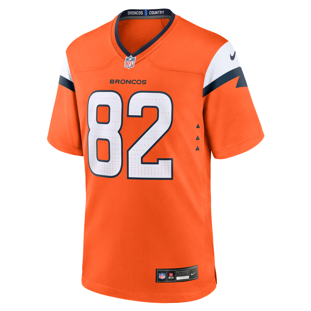 Adam Trautman Denver Broncos Team Jersey - Orange