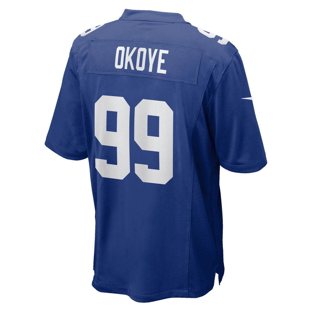 Basil Okoye New York Giants Team Jersey - Royal