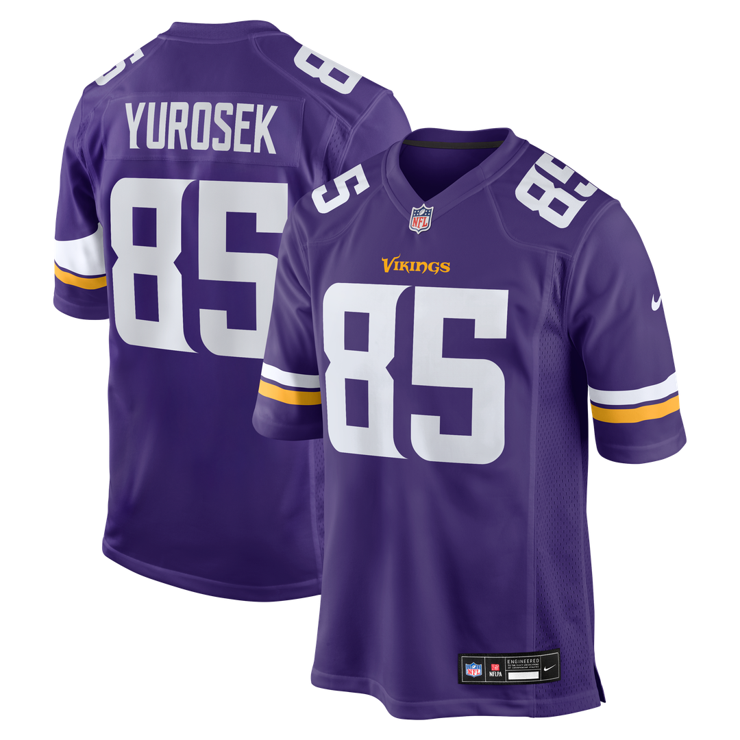 Ben Yurosek Minnesota Vikings Team Jersey - Purple