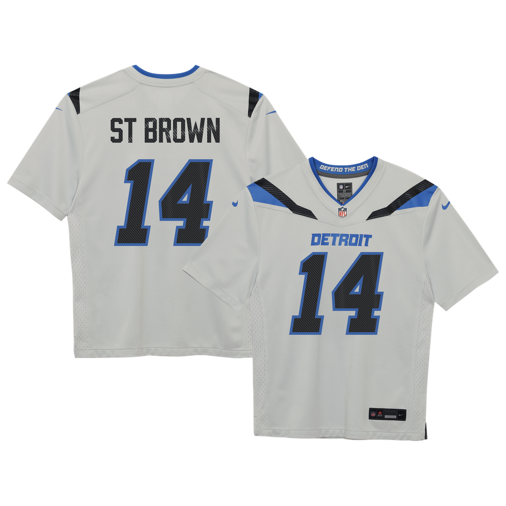 Amon-Ra St. Brown Detroit Lions Preschool 2026 Rivalries Collection Jersey - Silver