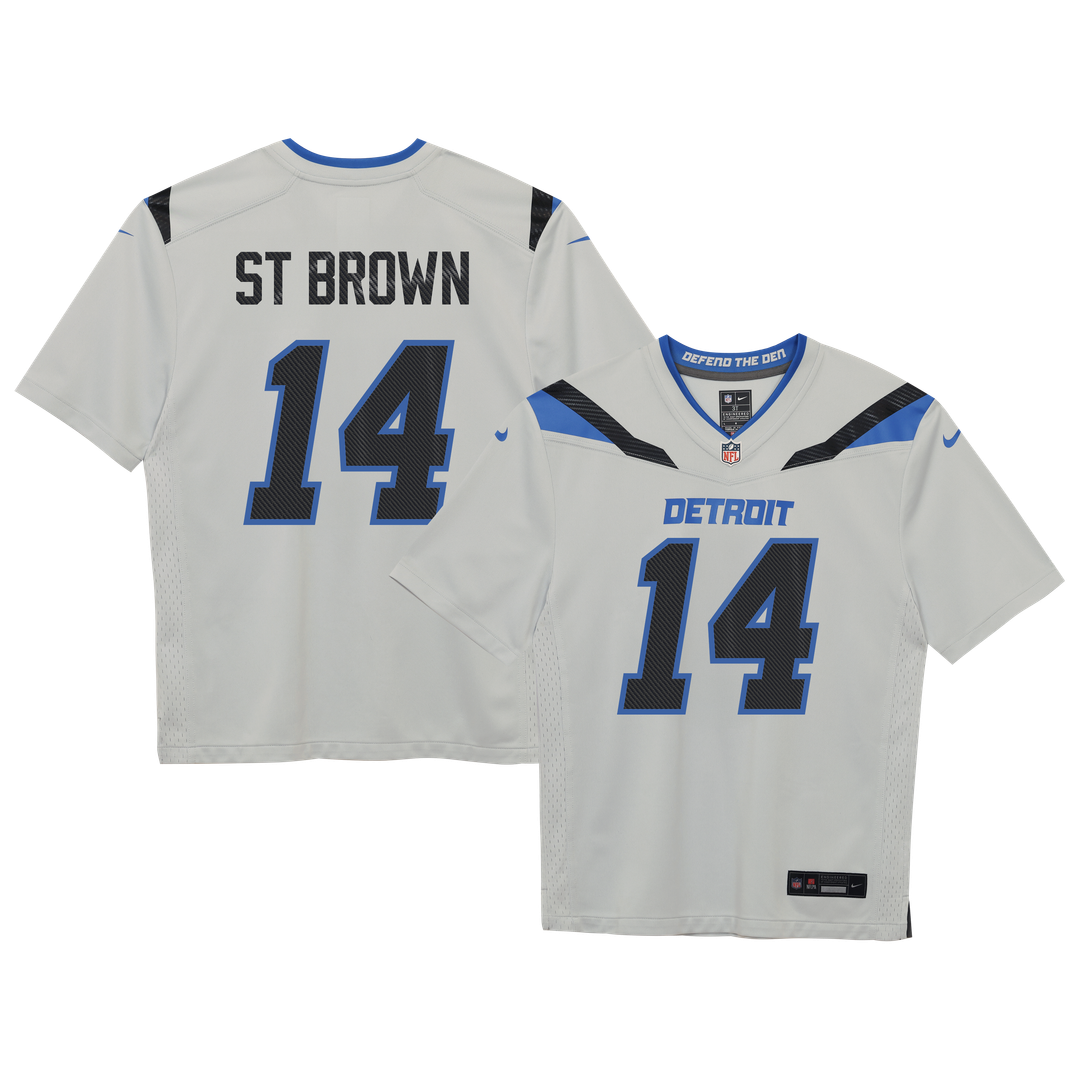 Amon-Ra St. Brown Detroit Lions Preschool 2026 Rivalries Collection Jersey - Silver