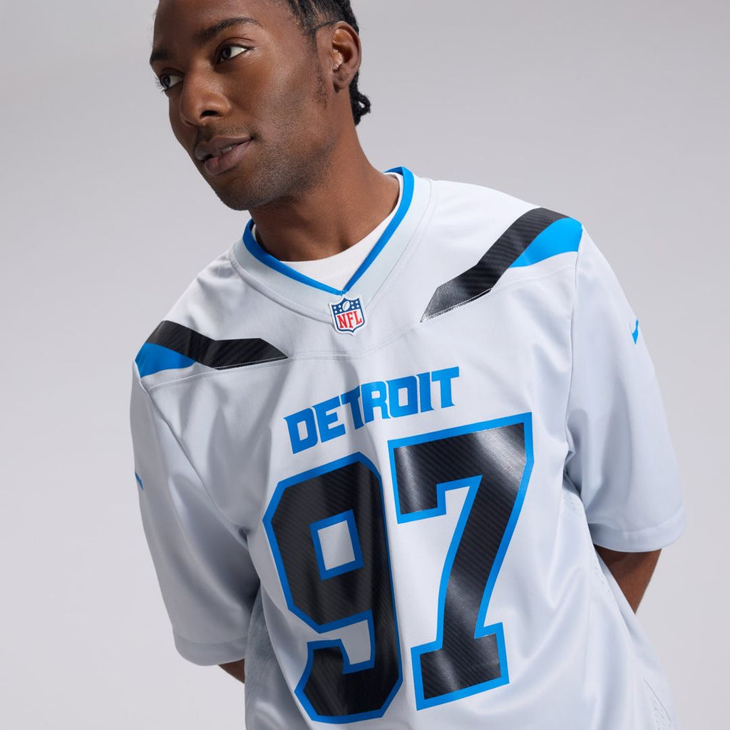 Aidan Hutchinson Detroit Lions 2026 Rivalries Collection Jersey - Silver