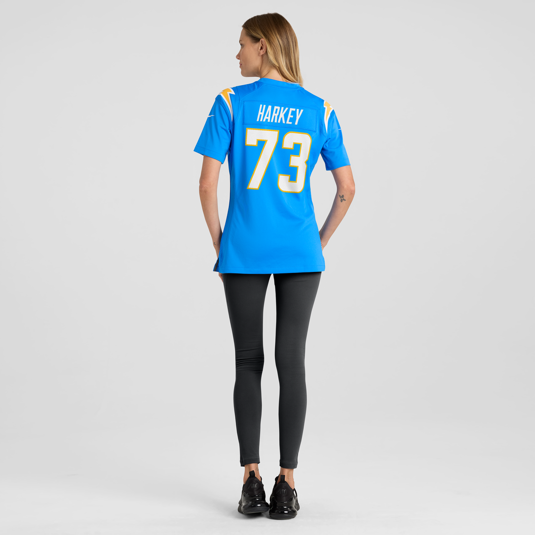 Alex Harkey Los Angeles Chargers Women's Team Jersey - Powder Blue