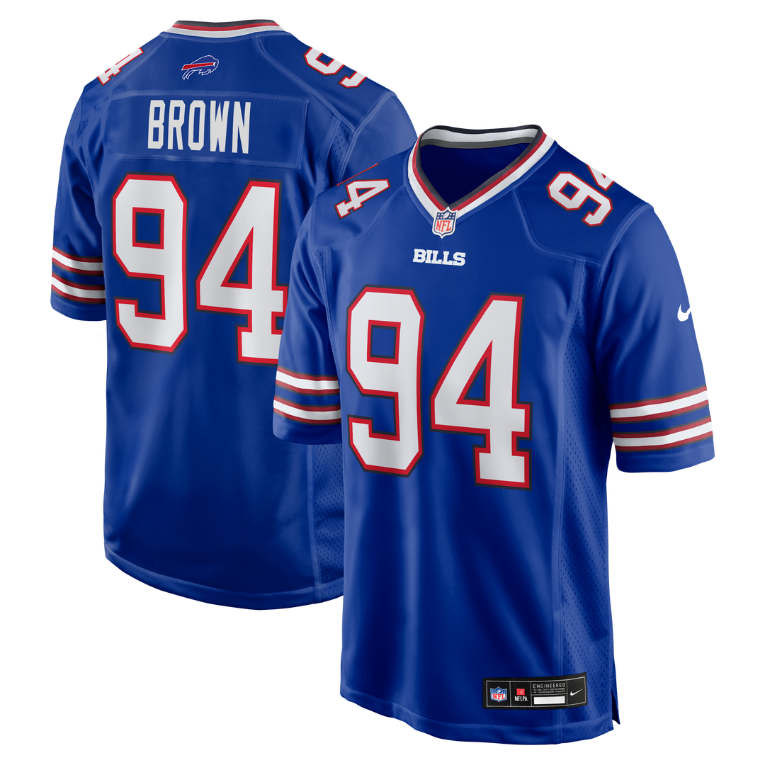 Andrew Brown Buffalo Bills Jersey - Royal