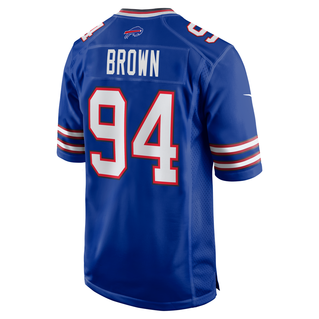 Andrew Brown Buffalo Bills Jersey - Royal