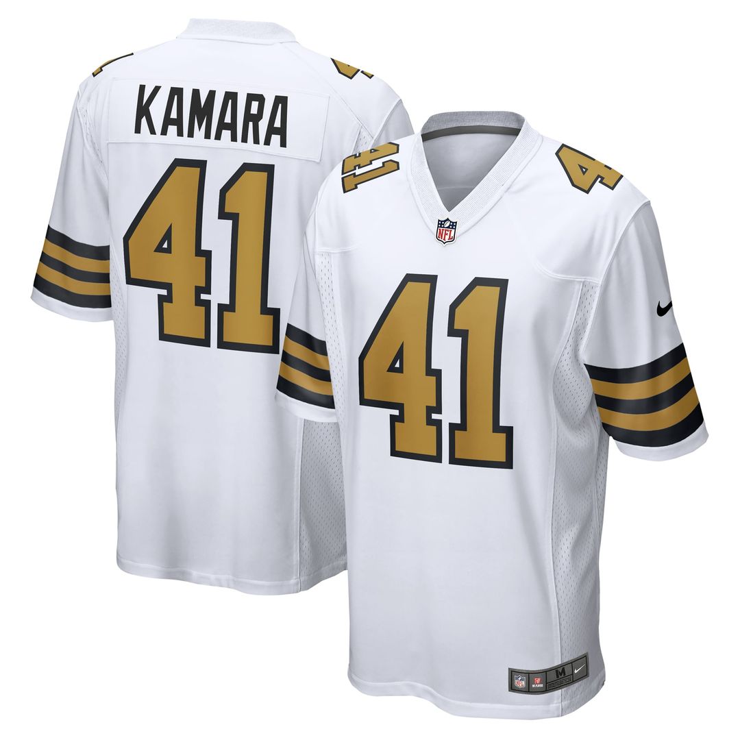 Alvin Kamara New Orleans Saints Alternate Jersey - White
