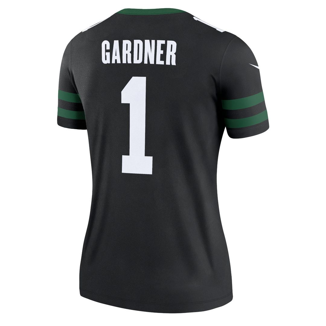 Ahmad Sauce Gardner New York Jets Women's Legend Player Performance Top - Legacy Green