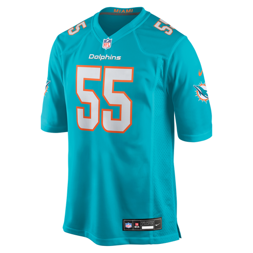 Aaron Brewer Miami Dolphins Jersey - Aqua