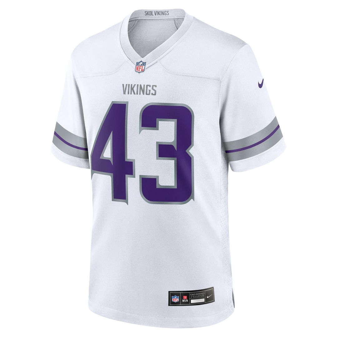 Andrew Van Ginkel Minnesota Vikings Alternate Jersey - White