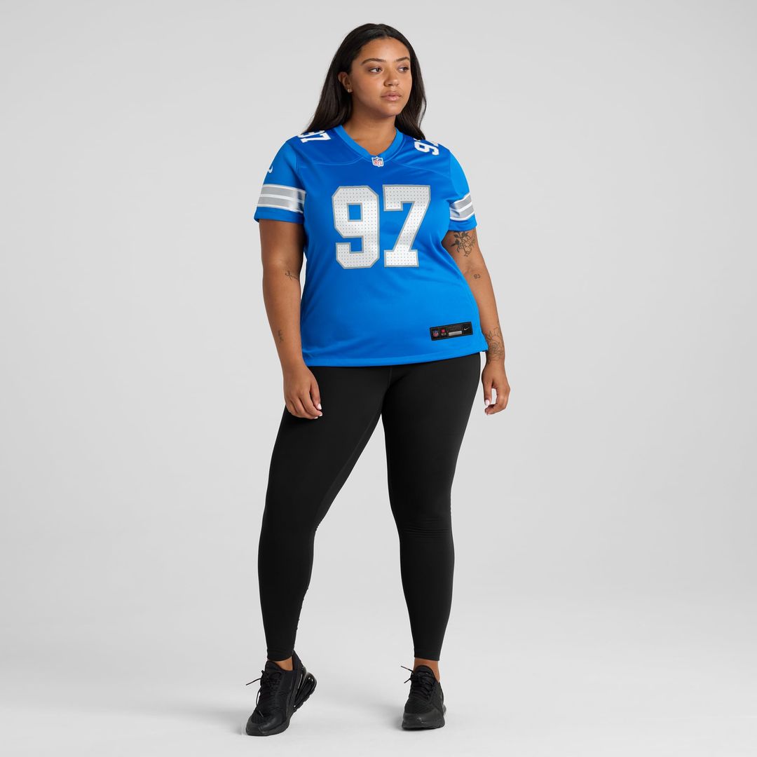 Aidan Hutchinson Detroit Lions Women's Jersey - Blue