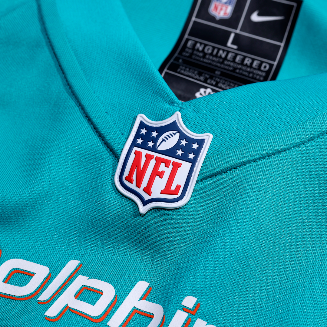 Aaron Brewer Miami Dolphins Jersey - Aqua