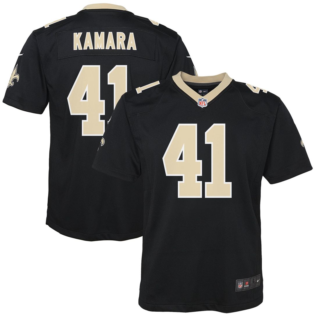 Alvin Kamara New Orleans Saints Youth Jersey - Black
