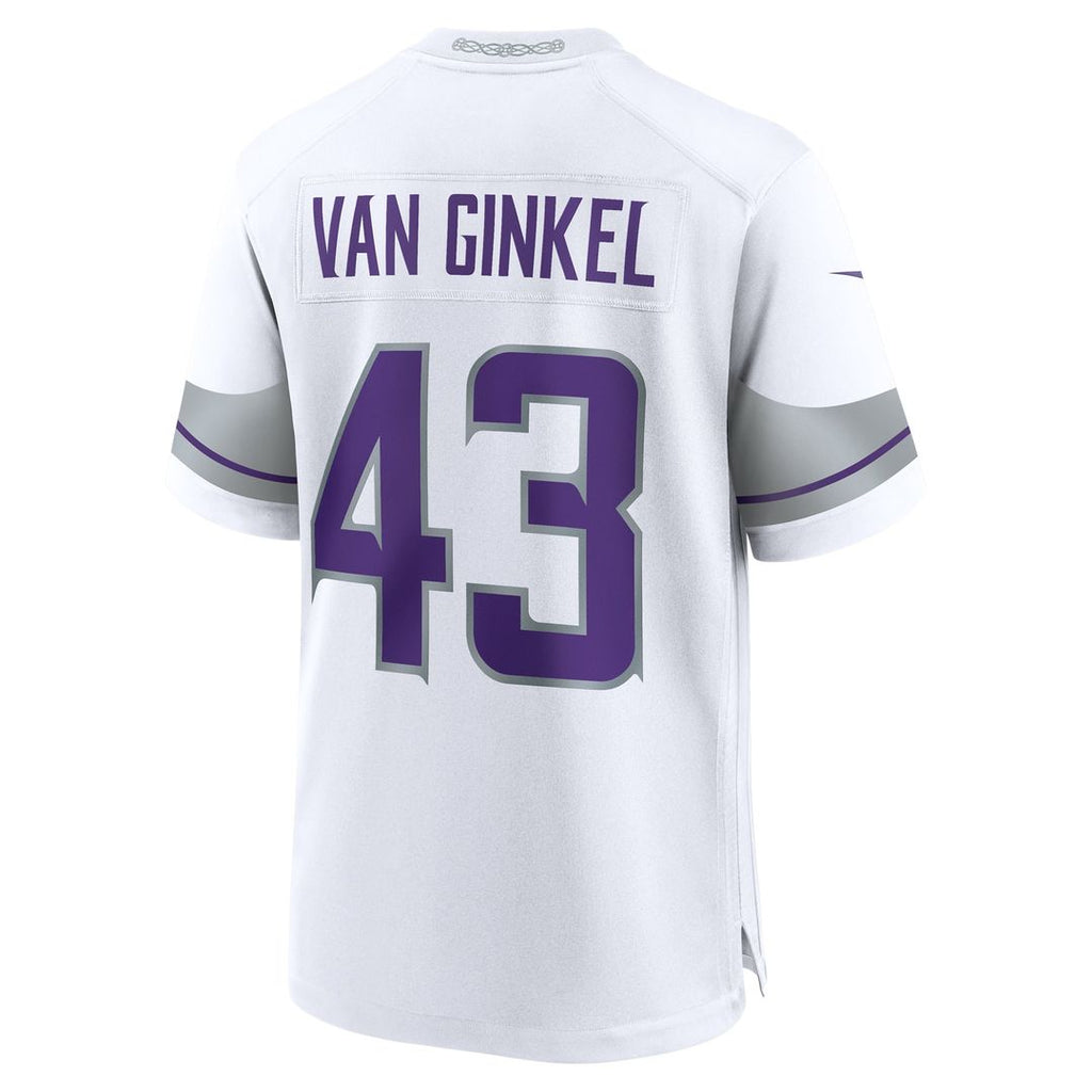Andrew Van Ginkel Minnesota Vikings Alternate Jersey - White